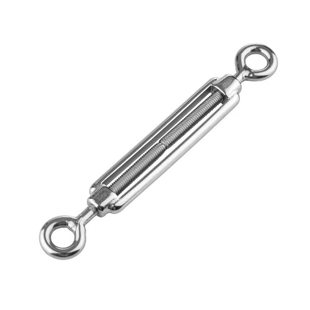 Acier Inox Dispositif de Serrage Avec 2 Oeillets pour Drahtseilgeländer