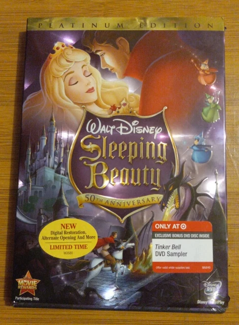 SLEEPING BEAUTY 50th Anniversary Platinum Edition  (DVD, 2008)