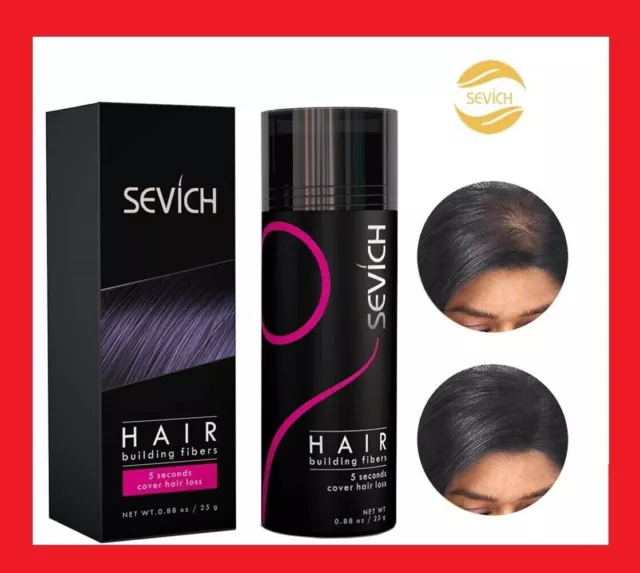 ⭐️⭐️⭐️⭐️⭐️ SEVICH fibra capilar a granel cabello disperso compactación capilar NEGRO