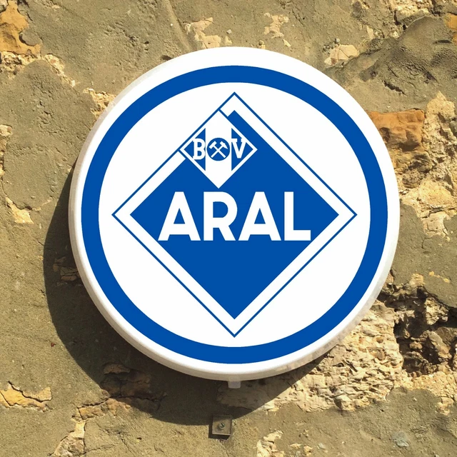 Aral Petrol Led Illuminated Sign Light Box Garage Oil Gas Station Automobilia