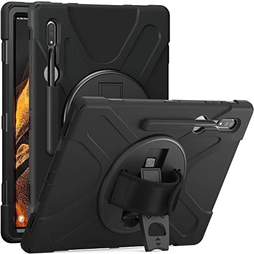 KIQ Galaxy Tab S8 Ultra Case 2022 Shockproof Heavy Duty Impact Drop Protectio...