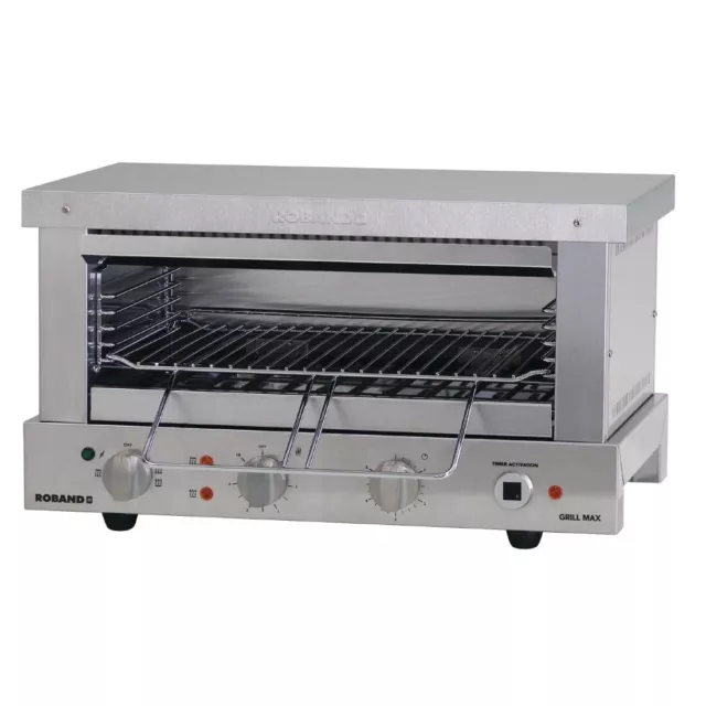 Commercial Roband Wide Mouth Toaster Grill Restaurant Hotel Cafe Gmw815E