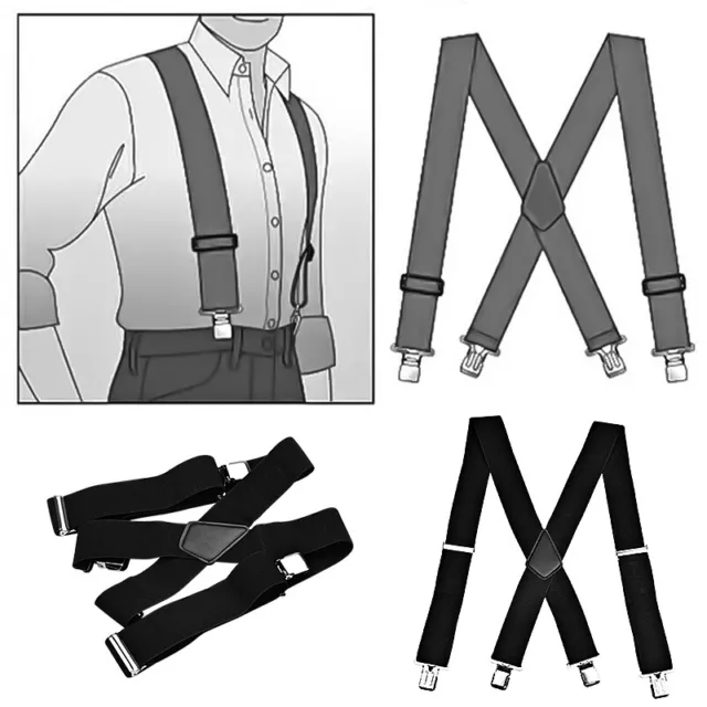 Heavy Duty Elasticated Motorcycle Rider Trouser/Pant Braces Motorbike/Bike Sale