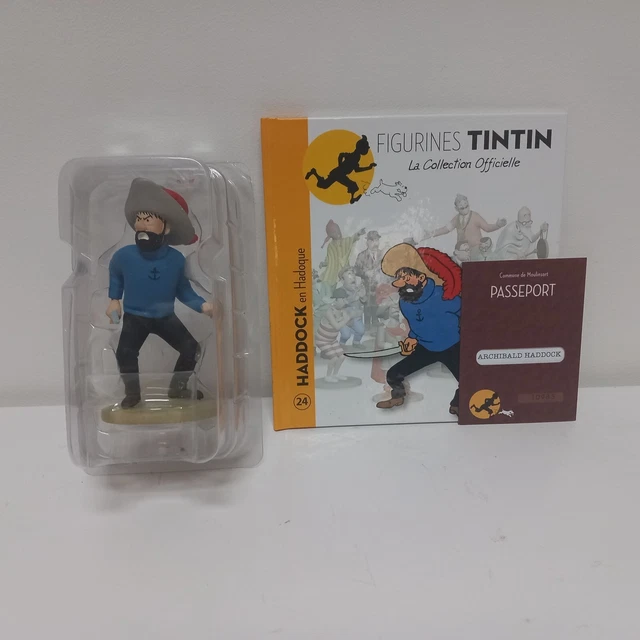 figurine tintin collection officielle N°69 Haddock couvert de peinture