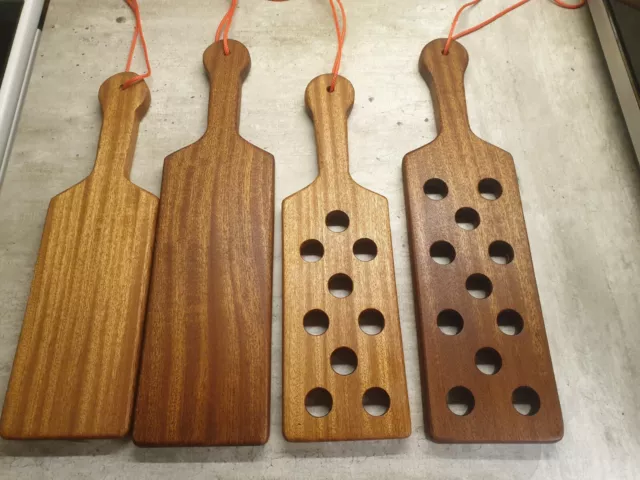 Hand Made Bespoke Hardwood Spanking Paddles /fetish /bondage
