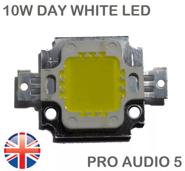 10W LED Chip DAYLIGHT WHITE COB - High Quality - Light Lamp Bulb - UK-