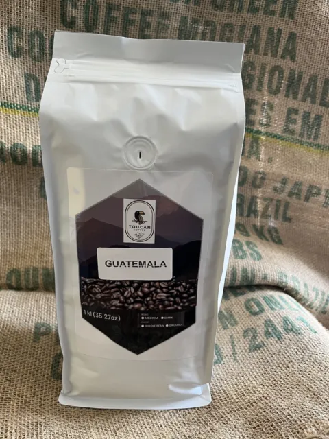 2, 5, 10 Lb Guatemala Fresh Roasted Coffee Whole Bean, Ground - Arabica