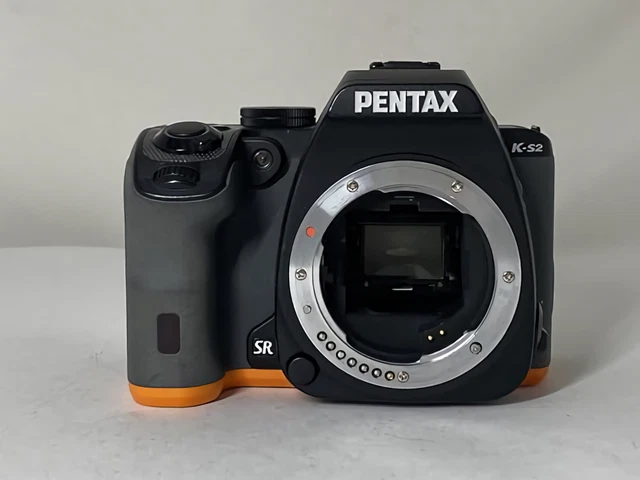 PENTAX K-S2 BLACK × Orange Digital SLR Camera 20.1MP Body