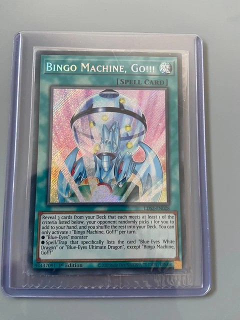 Yu-Gi-Oh Bingo Machine Go!!! - Secret Rare 1st Edition Trading Card