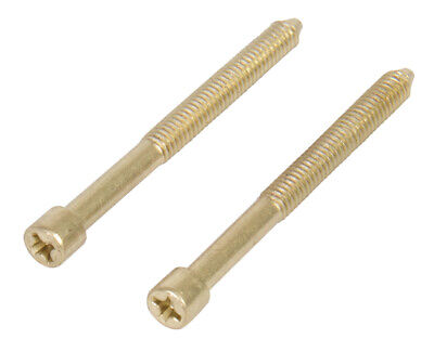 Marks Polished Brass Mortise Cylinder Set Screw For 22AC or 91A 2-Screw