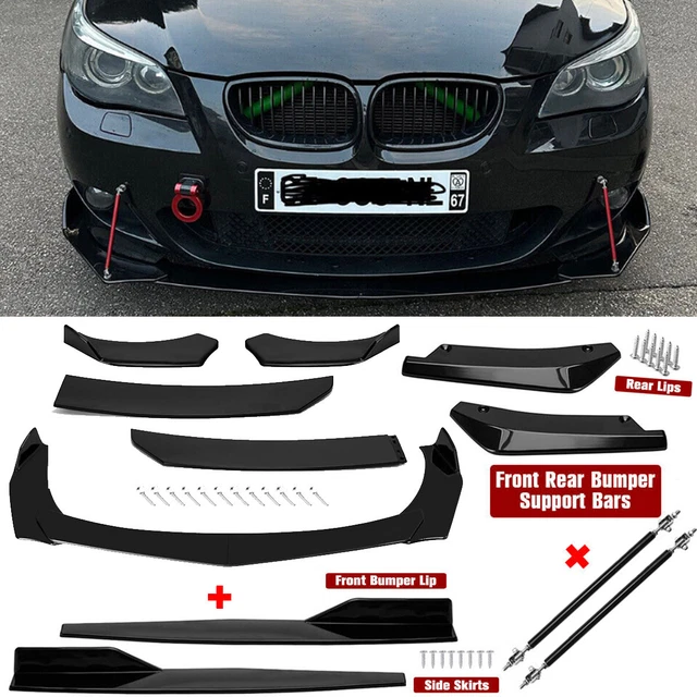 For BMW Front Rear Bumper Lip Spoiler Splitter/ Body Kit Side Skirt