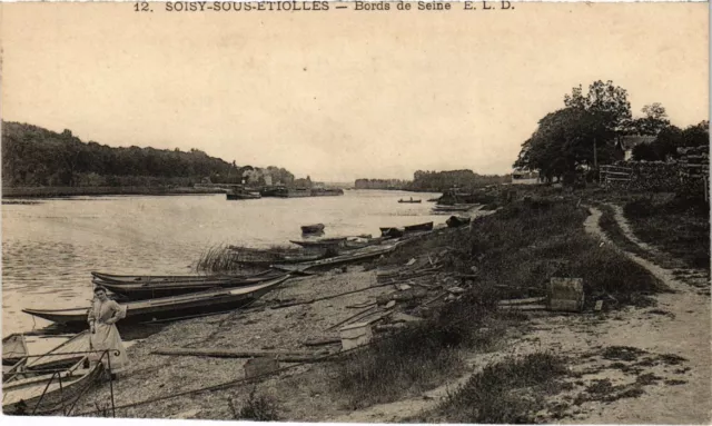 CPA SEISY-sous-ETIOLLES Bords de Seine (1354359)