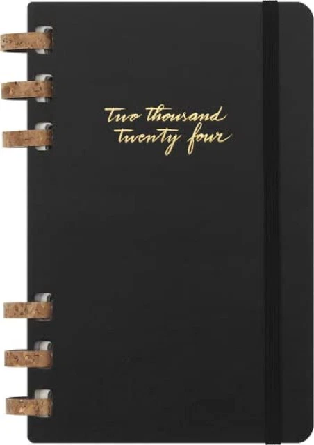 (TG. Large) Moleskine Agenda Settimanale e Mensile Spirale 12 Mesi 2024, Agenda