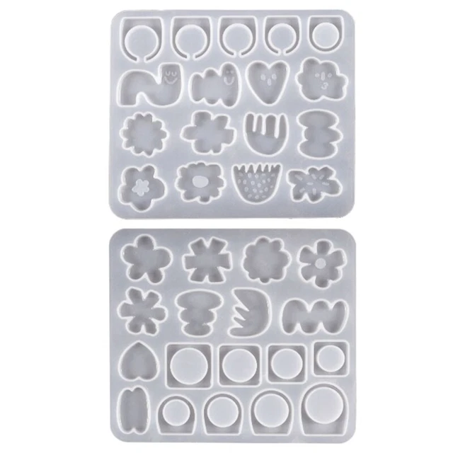 Flower Silicone Molds with Different Sizes for DIY Crafts Jewelry Making