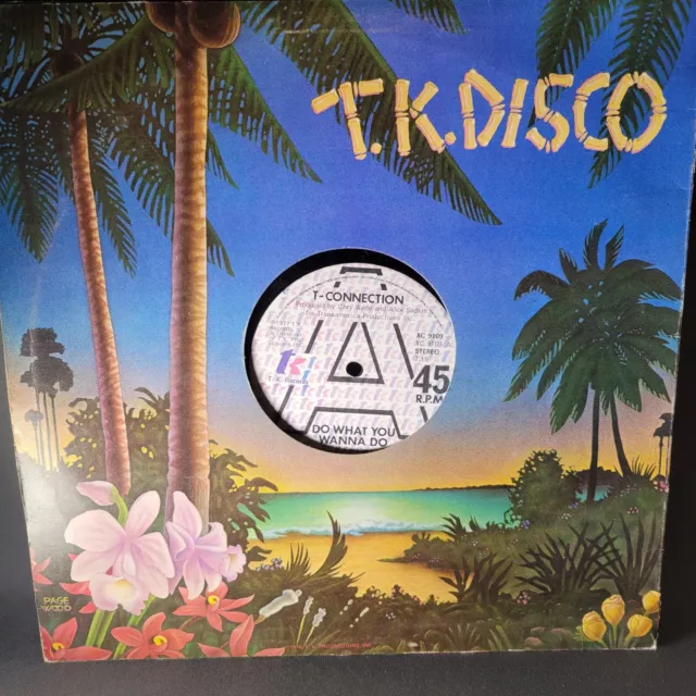 T-Connection - Do What You Wanna Do Original 1977 TK Disco 12” Vinyl Record VG+