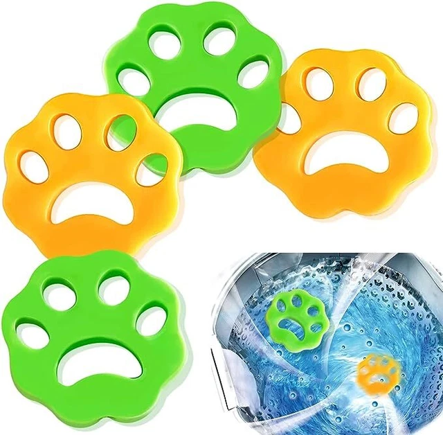 Fur Pet Hair Remover Laundry Reusable Dog Cat Pets Lint Removal 4-PACK Washable