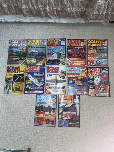 Scale Models Magazine 1984 Lot of 12 MR