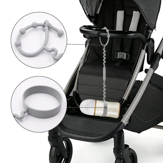 2 piezas de cuerda ajustable para taza de agua juguete juguetes antiperdidos correas cochecito accesorios