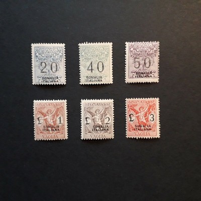 COLONIE SOMALIA 1926 VAGLIA 6V 2 ** CENTRATO 