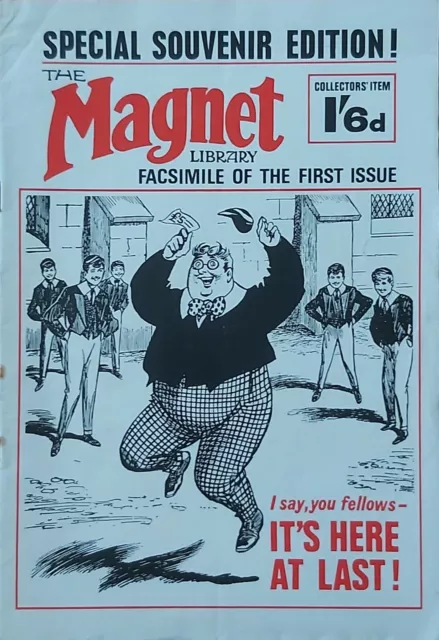 The Magnet Comic Magazine Facsimile of the first issue from 1908 Billy Bunter