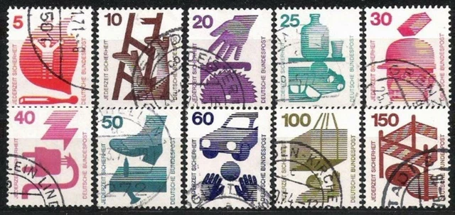 BUND Nr.694/03 Freimarken Unfallverhütung (I) 1971, gestempelt