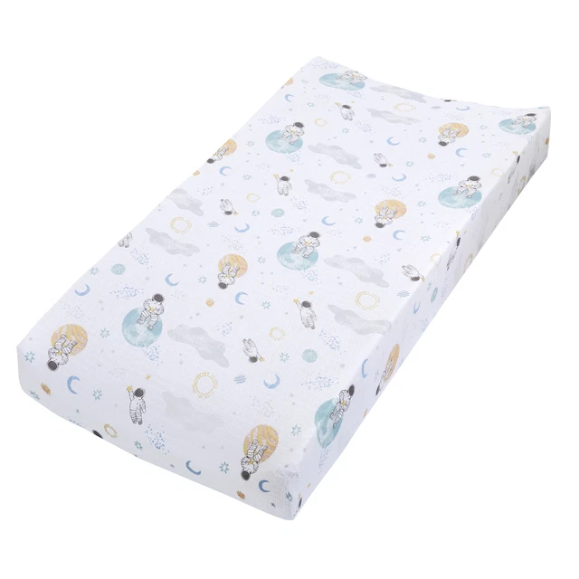 aden + anais essentials, changing pad cover, space explorers-explorers