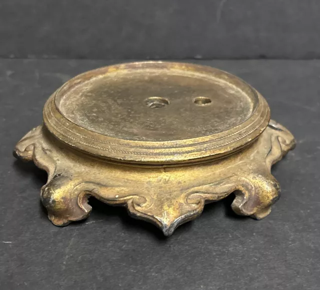 Antique Art Nouveau Brass Lamp Light Base PART REPAIRS