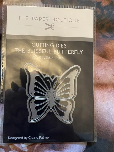 The Paper Boutique ~ THE BLISSFUL SCHMETTERLING 3D-Stanzset (2 Stück)