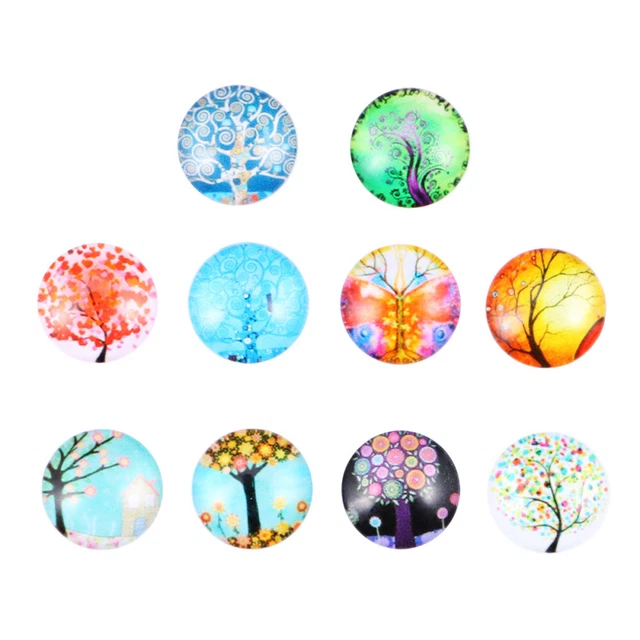 10 Pcs Patch Stein Cabochons Diy Augen Dichroic Cabochons Fliesen