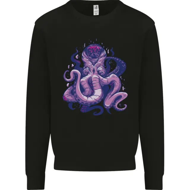 Purple Cthulhu Kraken Octopus Mens Sweatshirt Jumper