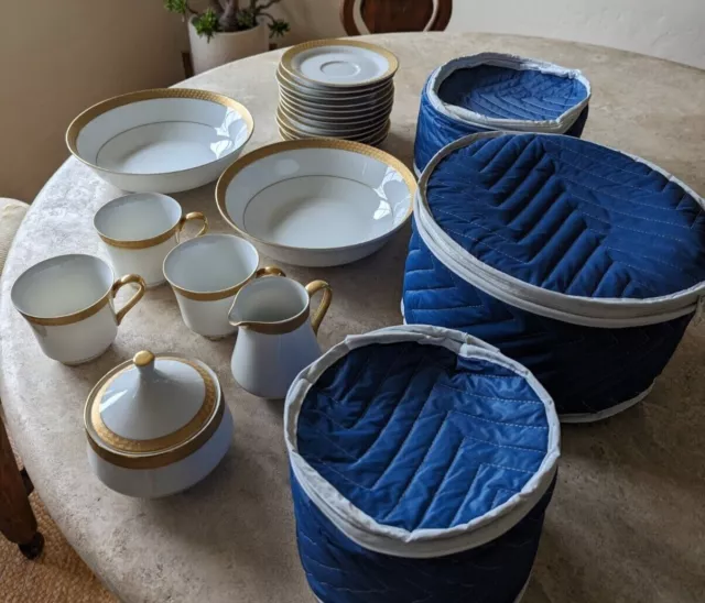 Vintage Mikasa Dinnerware Set Of 54 Pcs Regent Japan Porcelain Set