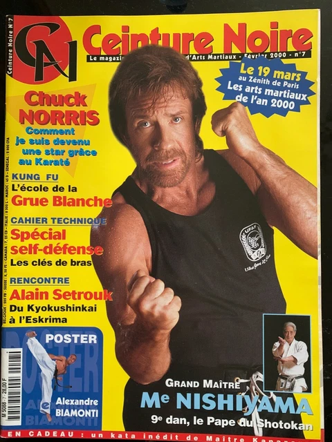 Revue Ceinture Noire N°6 Janvier 2000 - Taekwondo, Kung-Fu, Chuck Norris