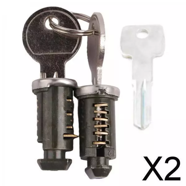 2X Lock Cylinders for Car Racks System Rooftop Cargo Rack Locks Crossbar Locks