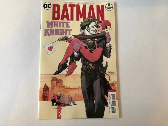 Dc Comics Batman White Knight #8 Variant Edition 1St Printing Joker Harley Quinn