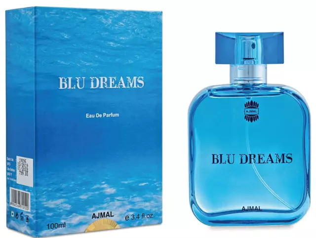 Ajmal Blu Dreams EDP perfume fougere de larga duración para hombre 100 ml