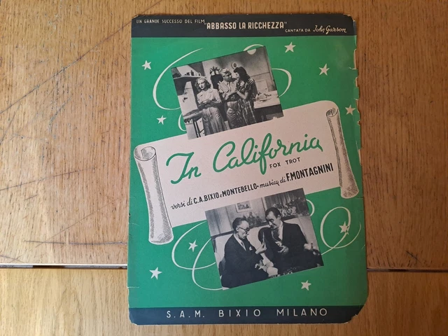 SPARTITO &IN CALIFORNIA
