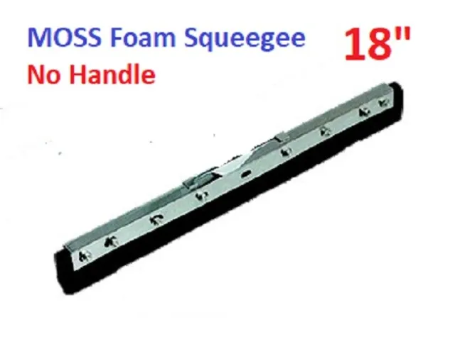 Haotian 18" Moss Foam Blade Rubber Floor Squeegee Light Weight no Handle SSframe