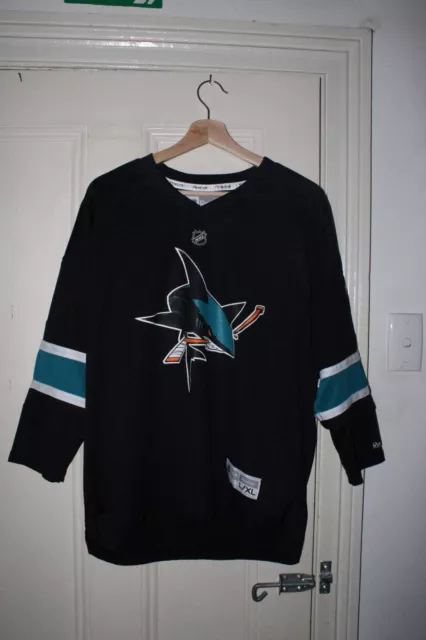 San Jose Sharks NHL Reebok Youth Size L/XL Hockey Jersey