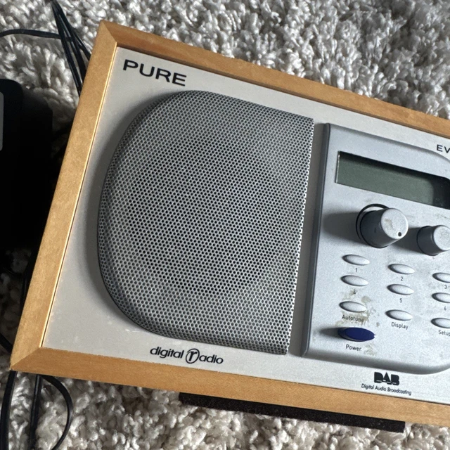PURE EVOKE-1 DIGITAL Radio DAB/FM with Original Power Supply £5.45 ...