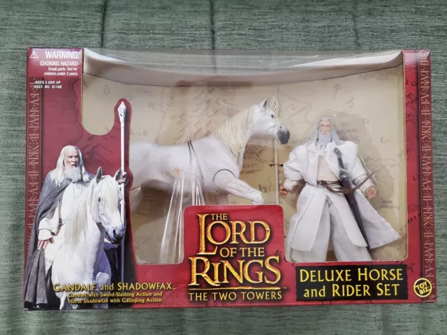 Lord of the Rings ToyBiz Gandalf and Shadowfax Deluxe Rider Set Action FigureMIB