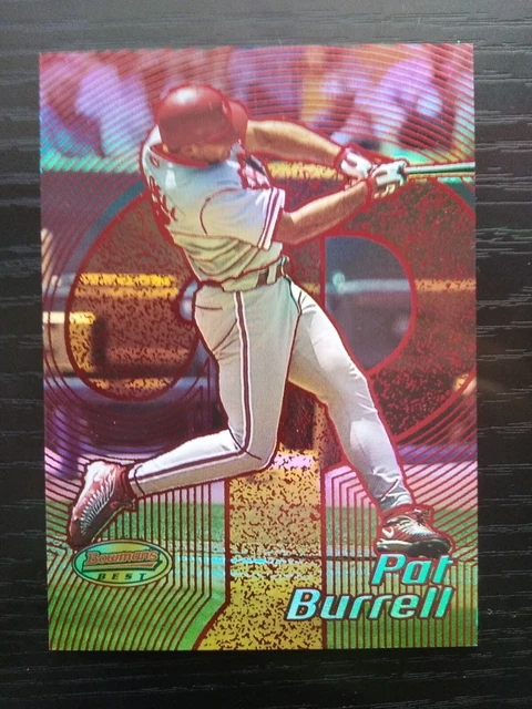 2002 (PHILLIES) Bowman's Best Red #76 Pat Burrell /200 Mint Free Shipping 2002 (PHILLIES) Bowman's Best Red #76 Pat Burrell /200 Mint Free Shipping