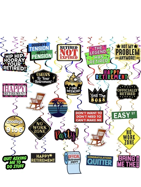 retirement party decorations