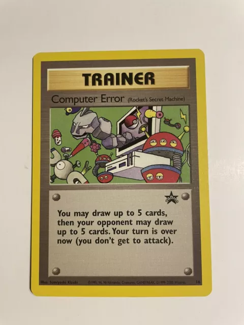 Computer Error - Black Star Movie Promo - #16 - Pokemon Card - Near Mint