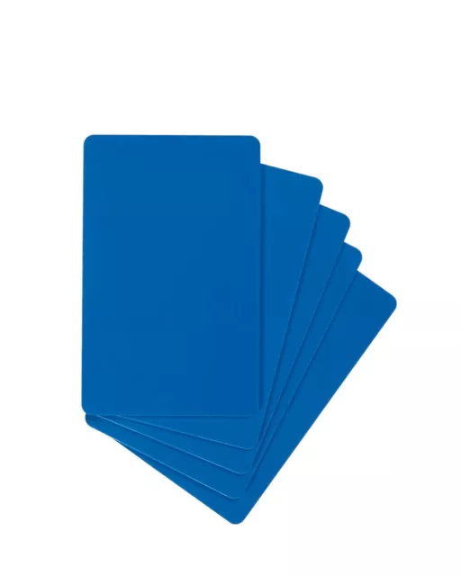 50 Plastikkarten blau, PVC Karten, Eintrittskarten, Magnetkarten, Kartendrucker