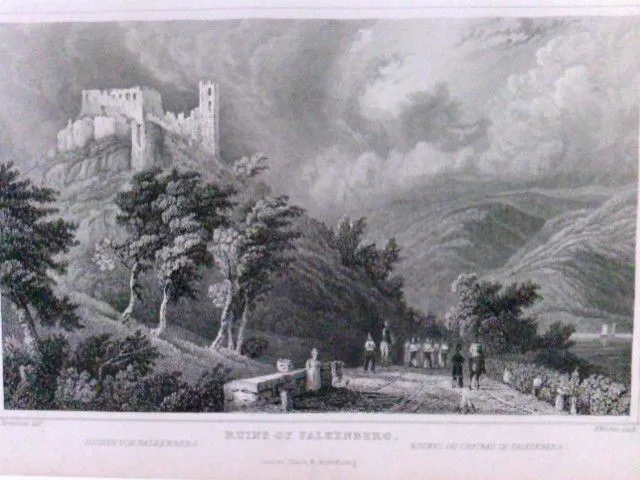Ruins of Falkenberg, Ruinen von Falkenberg, Ruines du Chateau de Falkenberg, Bur