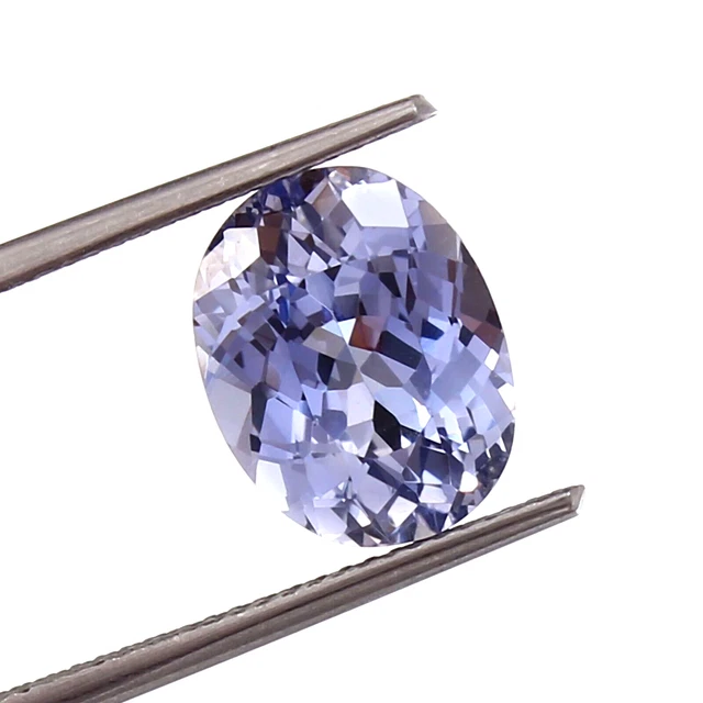 AAA+ Naturel sans Défaut Kashmiri Saphir Bleu Ovale Desseré Gemme Coupe 4.60 CT