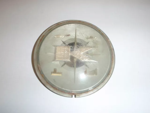 Steering Wheel Horn Button Emblem Medallion 52 Kaiser Deluxe Manhattan 1952