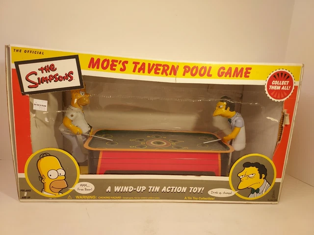 THE SIMPSONS POOL Game Moe's Tavern in the original box