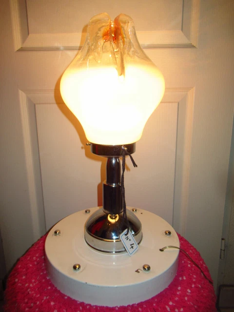 LAMPE APPLIQUE VINTAGE IKEA GYLLEN EN VERRE ABSTRAIT Coloré déco XXe LAMPE APPLIQUE VINTAGE IKEA GYLLEN EN VERRE ABSTRAIT Coloré déco XXe