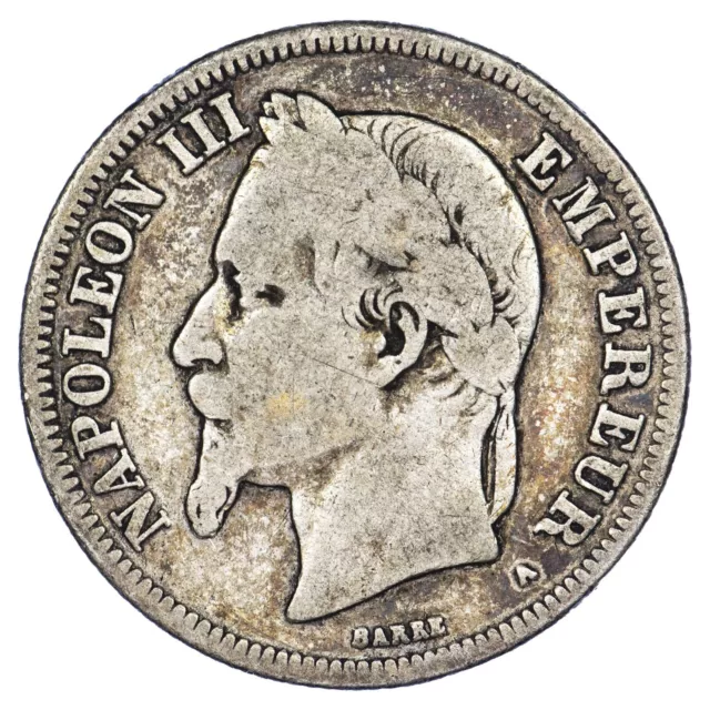 Frankreich Napoleon III 2 francs 1869 IN Paris - Silber münze Francaise